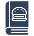 Recipes Book Isolated Vector icon that can be easily modified or edit Royalty Free Stock Photo