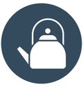 Teakettle Isolated Vector icon that can be easily modified or edit