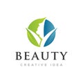 Circle Face Beauty Women Logo