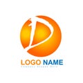 Letter D logo design. Identity, icon.