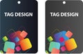 Abstract business Tag design -abstract Royalty Free Stock Photo