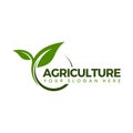 Agricultural seeds logo design template