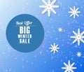 Winter sale banner