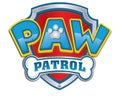 Paw patrol logo icon Animated series Royalty Free Stock Photo