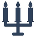Candles Vector icon which can be easily modified or edit Royalty Free Stock Photo