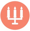 Candles Vector icon which can be easily modified or edit Royalty Free Stock Photo