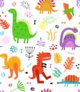 Dinosaur Seamless Pattern