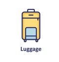 Luggage Isolated Vector Icon which can easily modify or edit Royalty Free Stock Photo