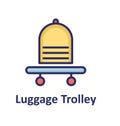 Luggage Isolated Vector Icon which can easily modify or edit Luggage Isolated Vector Icon which can easily modify or edit Royalty Free Stock Photo