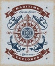 Vintage Maritime Explorer Typography