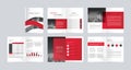 Template layout design with cover page for company profile ,annual report , brochures, flyers, presentations, leaflet, magazine,bo Royalty Free Stock Photo