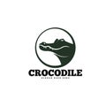 Crocodile logo . Reptile logo template. Dengerous animal logo Royalty Free Stock Photo