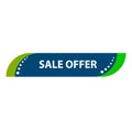 Special offers round shape colorful design banner