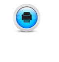 Abstract beautiful web button on Printer button design