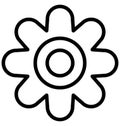 Blossom Vector Icon which can easily modified or edit Royalty Free Stock Photo
