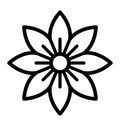 Blooming Vector Icon which can easily modified or edit