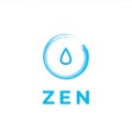 Brush Painting - Enso Zen Circle Vector Zen logo - Vector