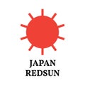 Japan redsun logo template