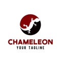 Chameleon logo icon design