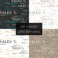 Set of multicolored sales tags on a white background. For backgrounds, banners, flyers