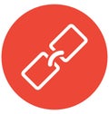 Backlink Isolated Vector Icon which can easily modify or edit Royalty Free Stock Photo