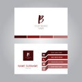 Modern business card design template