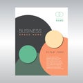 Modern business flyer design template