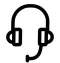 Print Blossom Vector Icon which can easily modified or edit Headphones Bold Line Icon which can easily modify or edit and color as