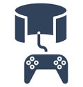 Gamepad Isolated Vector icon which can easily modify or edit Royalty Free Stock Photo