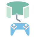 Gamepad Isolated Vector icon which can easily modify or edit Gamepad Isolated Vector icon which can easily modify or edit Royalty Free Stock Photo