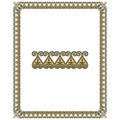 Old World Borders Vector - Tiled frame in plant leaves and flowers Framework Decorative Elegant style