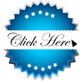 Click here arrow web button classic button white background