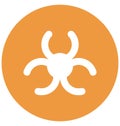 Biohazard Isolated Vector Icon which can easily modified or edit Royalty Free Stock Photo