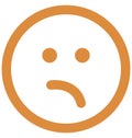 bemused face, emoticons Vector Isolated Icon which can easily modify or edit