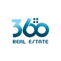 360 vector logo. Real estates emblem.