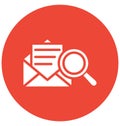 Mail lookup Isolated Vector icon which can easily modify or edit Royalty Free Stock Photo