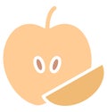 Appl Apple Isolated Vector icon which can easily modify or edite Isolated Vector icon which can easily modify or edit