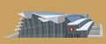 Vector graphic of Hong Kong West Kowloon Station