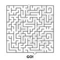 Square maze puzzle