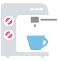 Coffee brewer Isolated Vector icon which can easily modify or edit