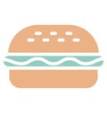 Fast food Isolated Vector icon which can easily modify or edit Royalty Free Stock Photo