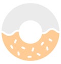 Bakery food Isolated Vector icon which can easily modify or edit