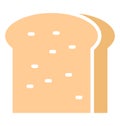 Bread Isolated Vector icon which can easily modify or edit Royalty Free Stock Photo