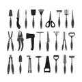 Set of garden tools Royalty Free Stock Photo