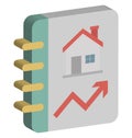 Address Book Isolated Isometric Vector icon which can easily modify or edit Royalty Free Stock Photo