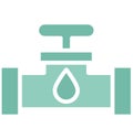 Faucet Vector Icon which can easily modify or edit