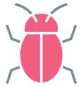 Bug Isolated Vector Icon which can easily modify or edit Royalty Free Stock Photo