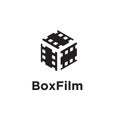 Film box icon logo vector illustration design Royalty Free Stock Photo