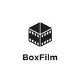 Film box icon logo vector illustration design Royalty Free Stock Photo
