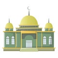 Beautiful Mosque Building v2 03 Royalty Free Stock Photo